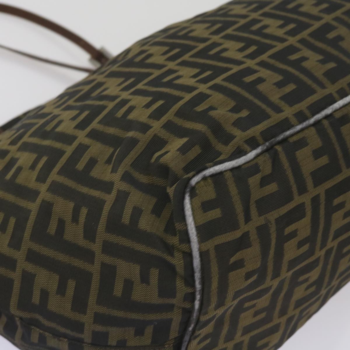 FENDI Zucca Canvas Tote Bag Black Brown68068