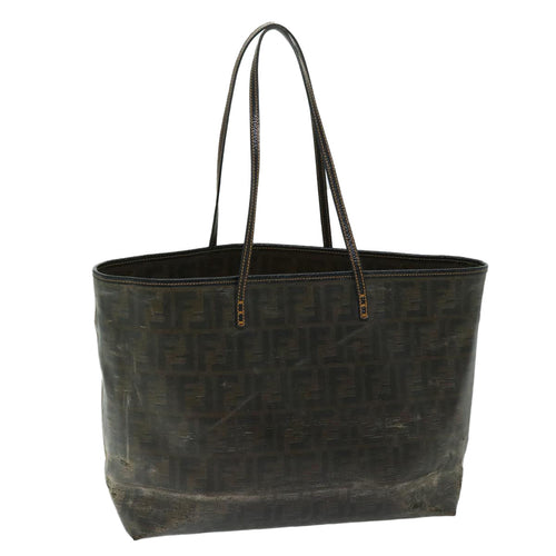 FENDI Zucca Canvas Tote Bag Brown68069