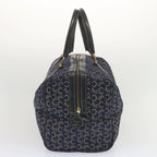 CELINE C Macadam Canvas Boston Bag Navy Auth 68080