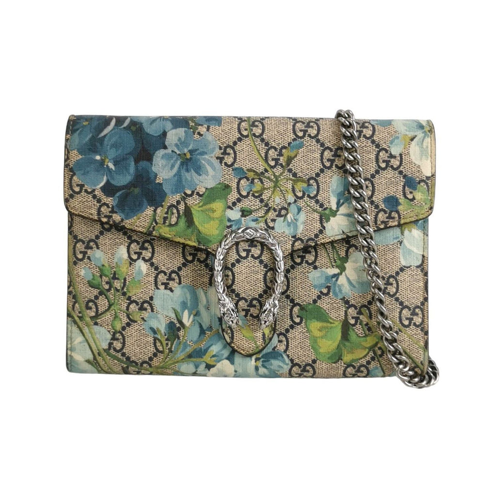 Gucci Dionysus Mini Bag in Calfskin with Floral Print and Double Tiger Head Clasp 250430781173238