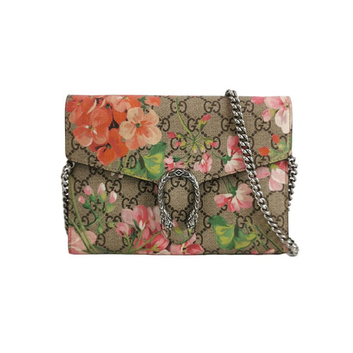 Gucci Dionysus Mini Bag in Calfskin with Floral Print and Double Tiger Head Buckle 250430781173226