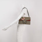 Gucci Dionysus Small Suede Floral Print Double Tiger Head Buckle Shoulder Bag 250430781173139