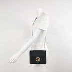 Gucci Interlocking G Small Leather Solid Shoulder Bag 057850200351