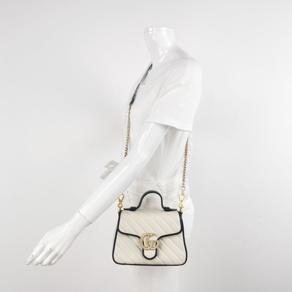 Gucci GG Marmont Mini Leather Shoulder Bag 057850200355