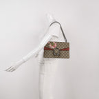 Gucci Dionysus Small Suede Floral Print Double Tiger Head Buckle Shoulder Bag 250430781173140