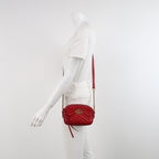 Gucci GG Marmont Mini Leather Solid V-Pattern Quilted Double G Logo Camera Bag Crossbody Shoulder Bag 250430781173268