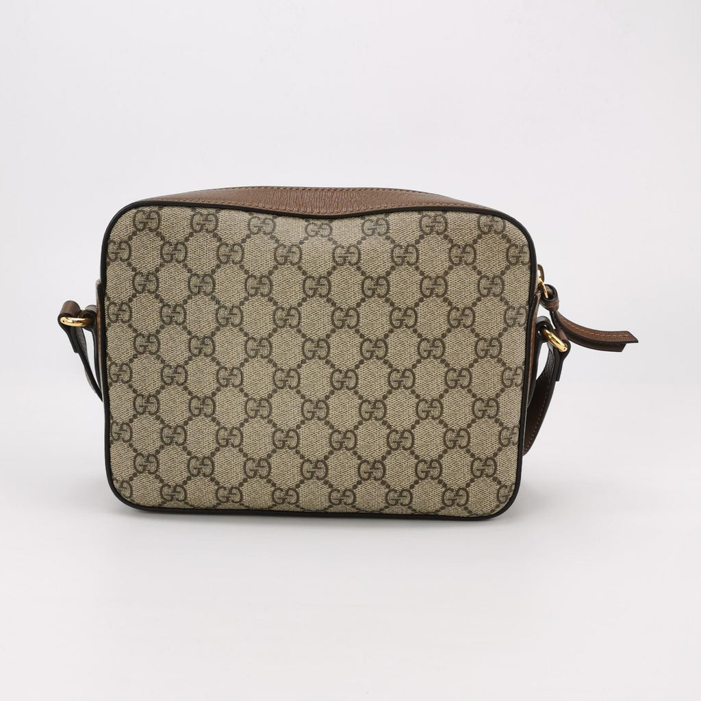 Gucci 1955 Small GG Canvas and Leather Camera Bag 2504305971172418
