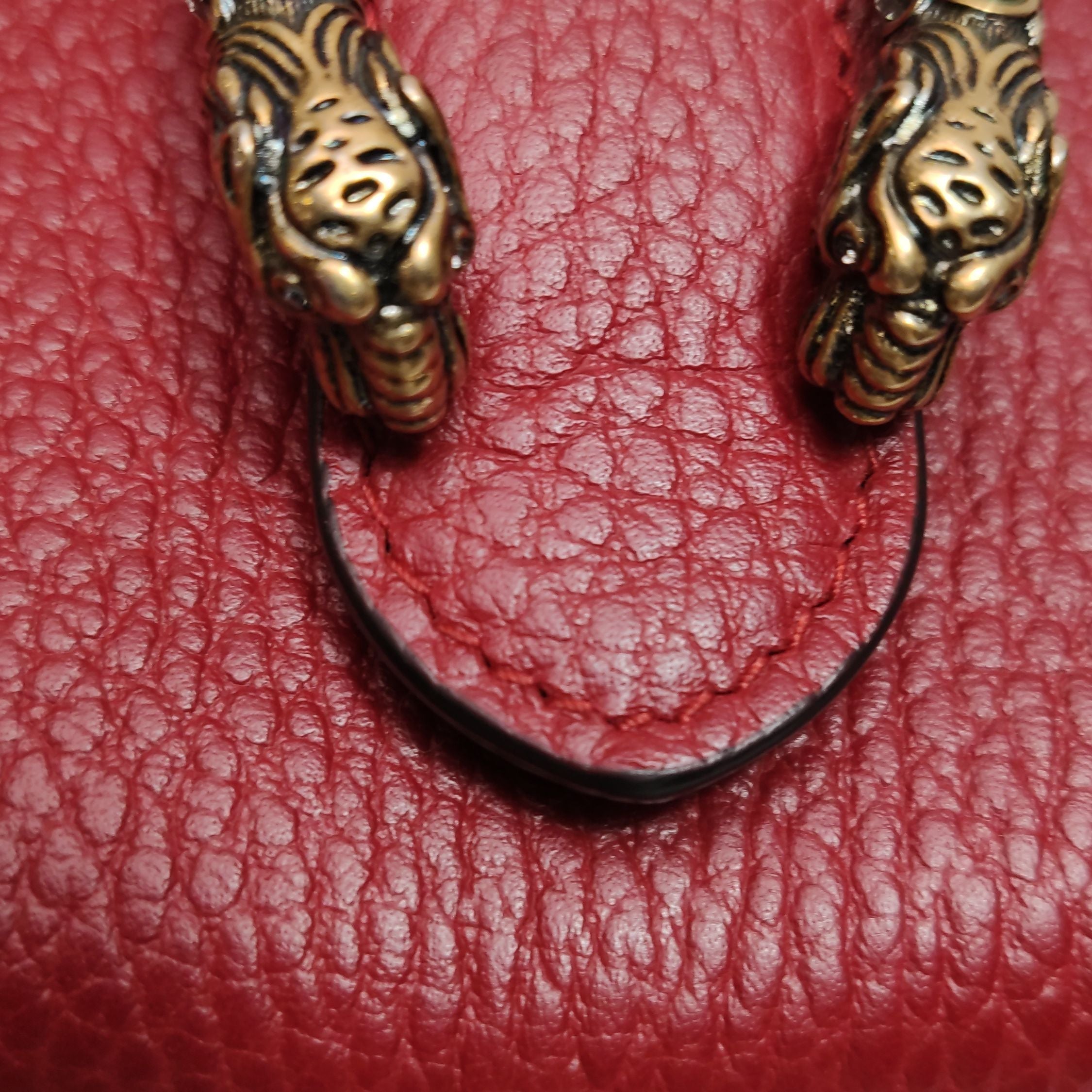Gucci Dionysus Mini Bag in Leather with Double Tiger Head Buckle 250430781173241