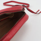 Gucci GG Marmont Mini Leather Solid V-stitch Quilted Double G Logo Camera Crossbody Shoulder Bag 250430781173271