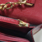 Gucci Interlocking G Leather Geranium Print Shoulder Bag 047853000311