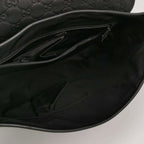 Gucci Leather Canvas Monogram Logo Shoulder Bag 250429781171657