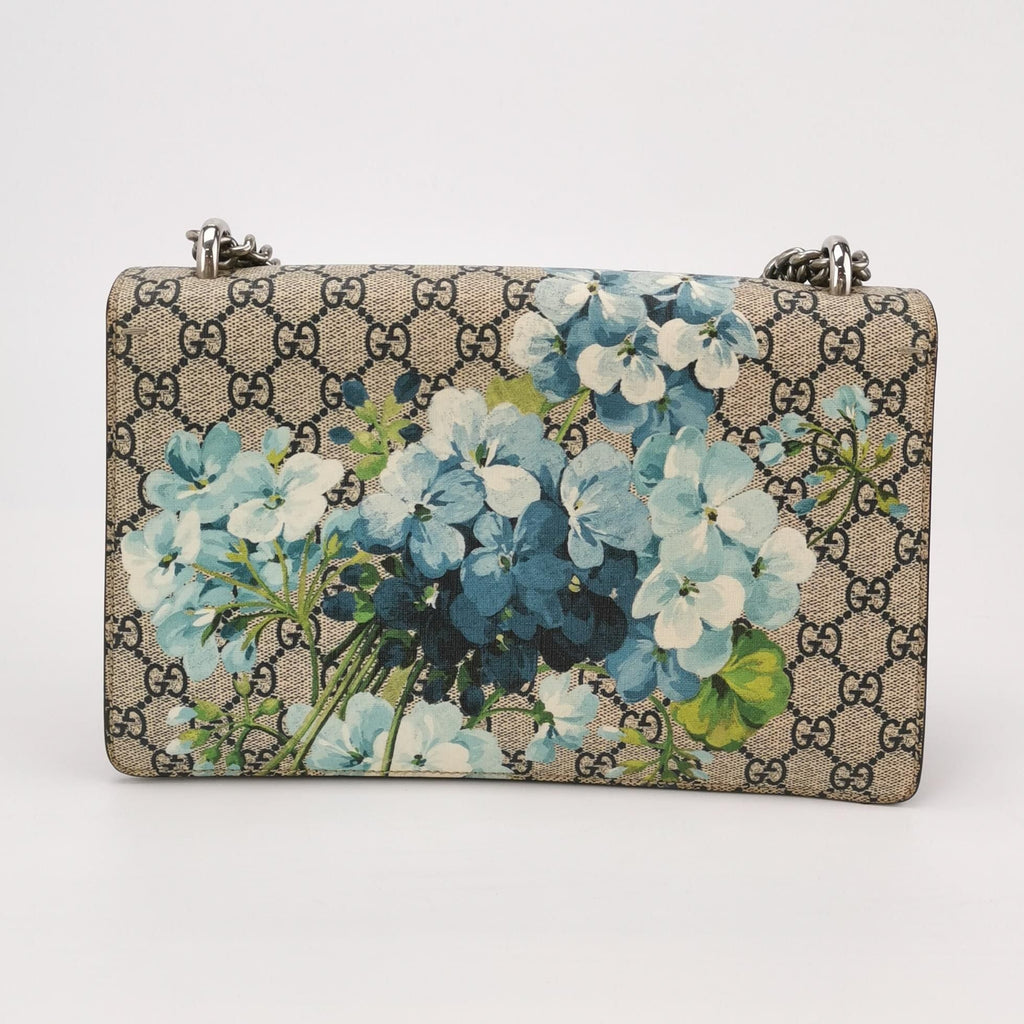 Gucci Dionysus Small Suede Floral Print Double Tiger Head Buckle Shoulder Bag 250430781173149