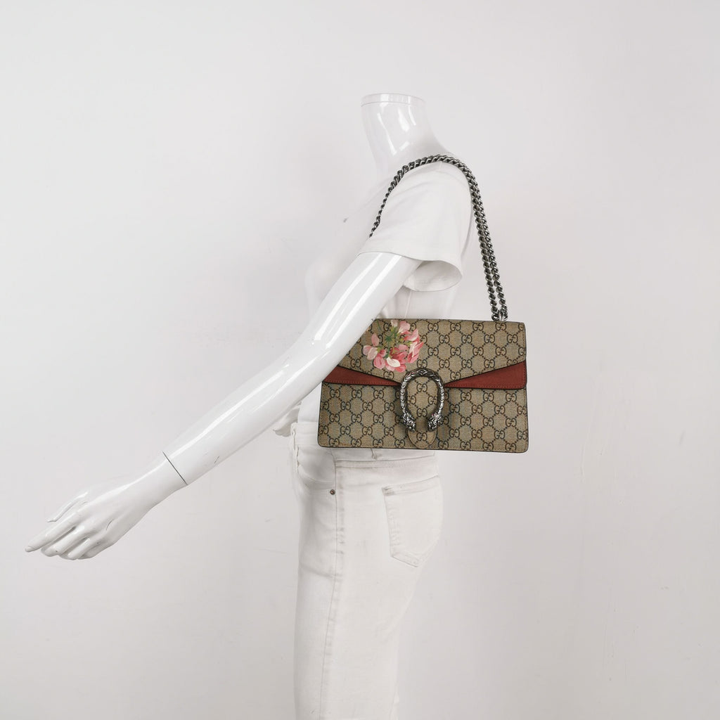Gucci Dionysus Small Shoulder Bag with Suede and Floral Print 250430781173181