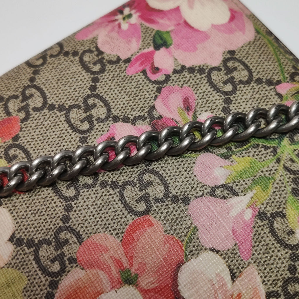 Gucci Dionysus Mini Leather Shoulder Bag with Floral Print and Double Tiger Head Buckle 250430781173224