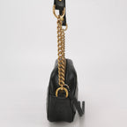 Gucci GG Marmont Mini Leather V-Stitch Double G Logo Camera Crossbody Shoulder Bag 250430781172422