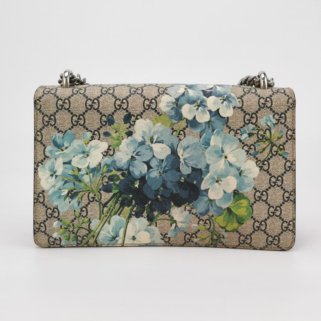 Gucci Dionysus Small Suede Floral Print Double Tiger Head Buckle Shoulder Bag 250430781173185