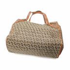 Fendi  Canvas Leather Tote Bag ()