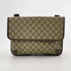 Gucci Neo Vintage Medium GG Monogram Tiger Head Logo Shoulder Bag 250503781176861