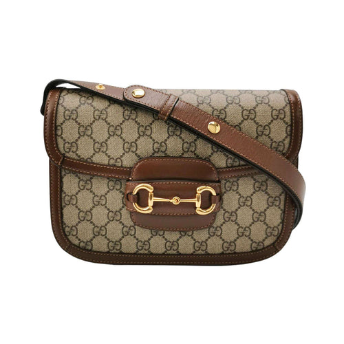 Gucci 1955 Small GG Canvas and Leather Shoulder Bag 250502781174829