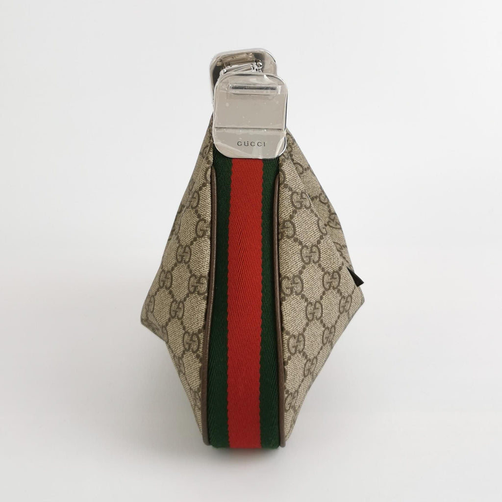 Gucci Attache Small GG Canvas and Leather Shoulder Bag 250503781176717