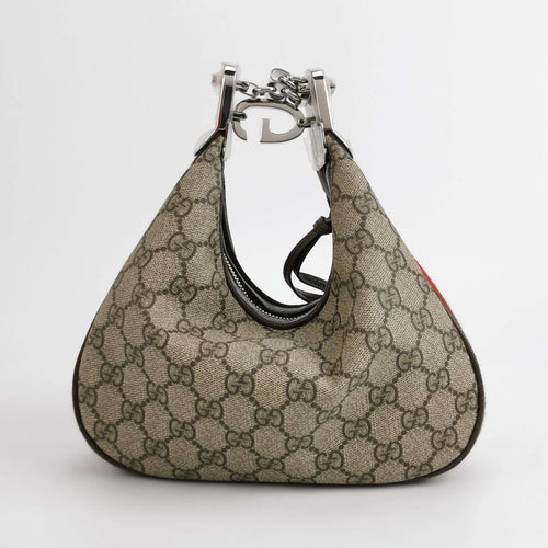 Gucci Attache Small GG Canvas and Leather Shoulder Bag 250503781176717