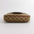 Gucci GG Canvas and Leather Shoulder Bag 250501781173575