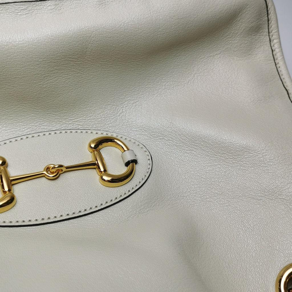 Gucci 1955 Medium Leather Horsebit Shoulder Bag 250314781104299