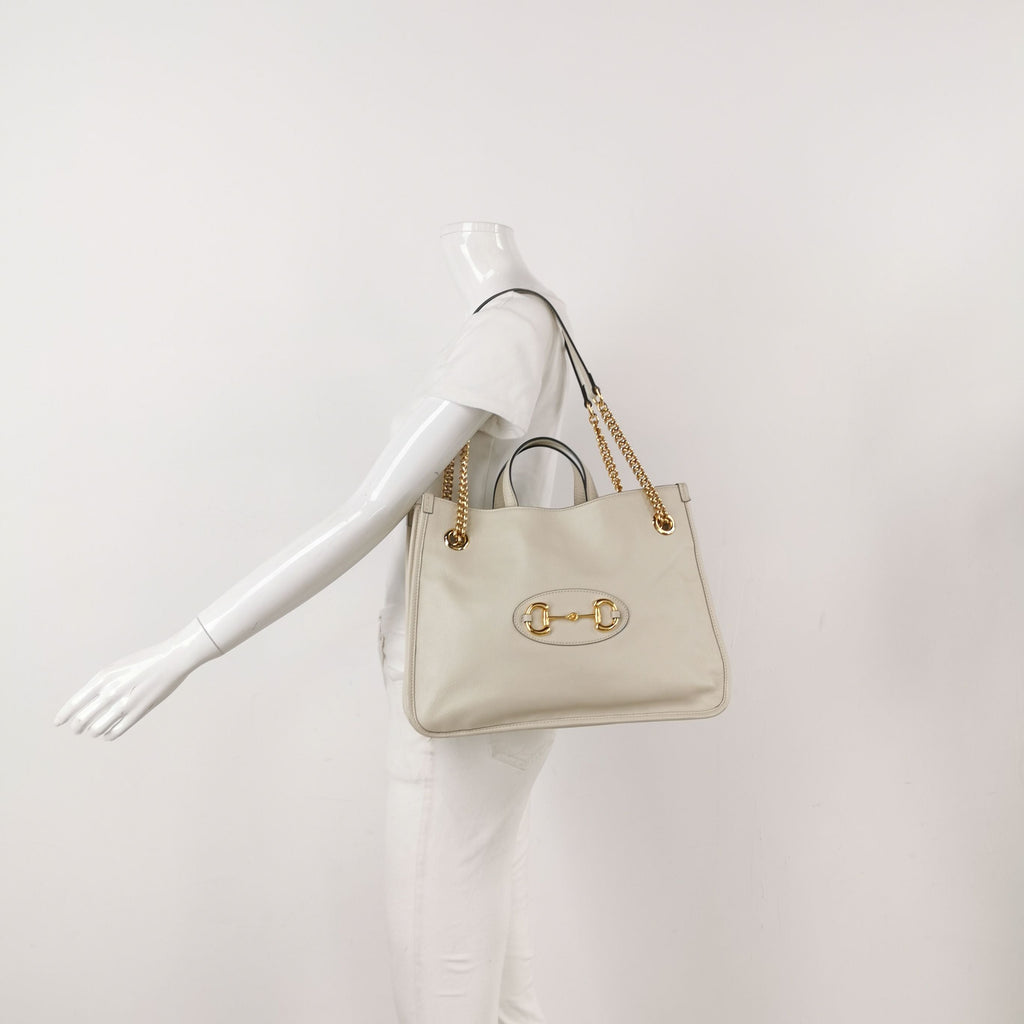 Gucci 1955 Medium Leather Horsebit Shoulder Bag 250314781104299