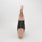 Gucci Jackie 1961 Small Leather and Denim Shoulder Bag 250502781174847