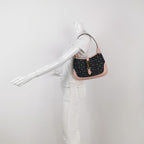 Gucci Jackie 1961 Small Leather and Denim Shoulder Bag 250502781174847
