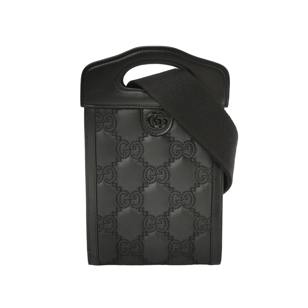 Gucci GG Matelassé Mini Leather Monogram GG Logo Shoulder Bag 250503781176137