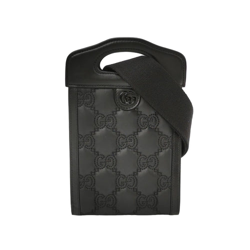 Gucci GG Matelassé Mini Leather Monogram GG Logo Shoulder Bag 250503781176137