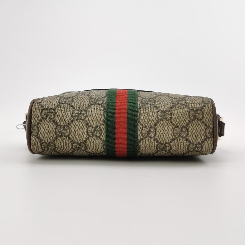 Gucci Ophidia Mini Leather Canvas GG Shoulder Bag 250502781174934