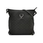 Gucci Abbey Leather and Nylon GG Monogram D-Ring Shoulder Bag 250501781174265