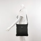 Gucci Abbey Leather and Nylon GG Monogram D-Ring Shoulder Bag 250501781174265