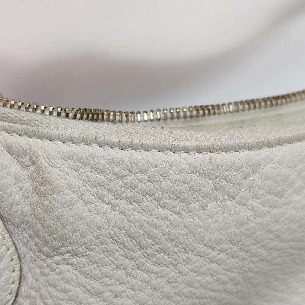 Gucci Leather and Canvas Striped Shoulder Bag 250430781172650