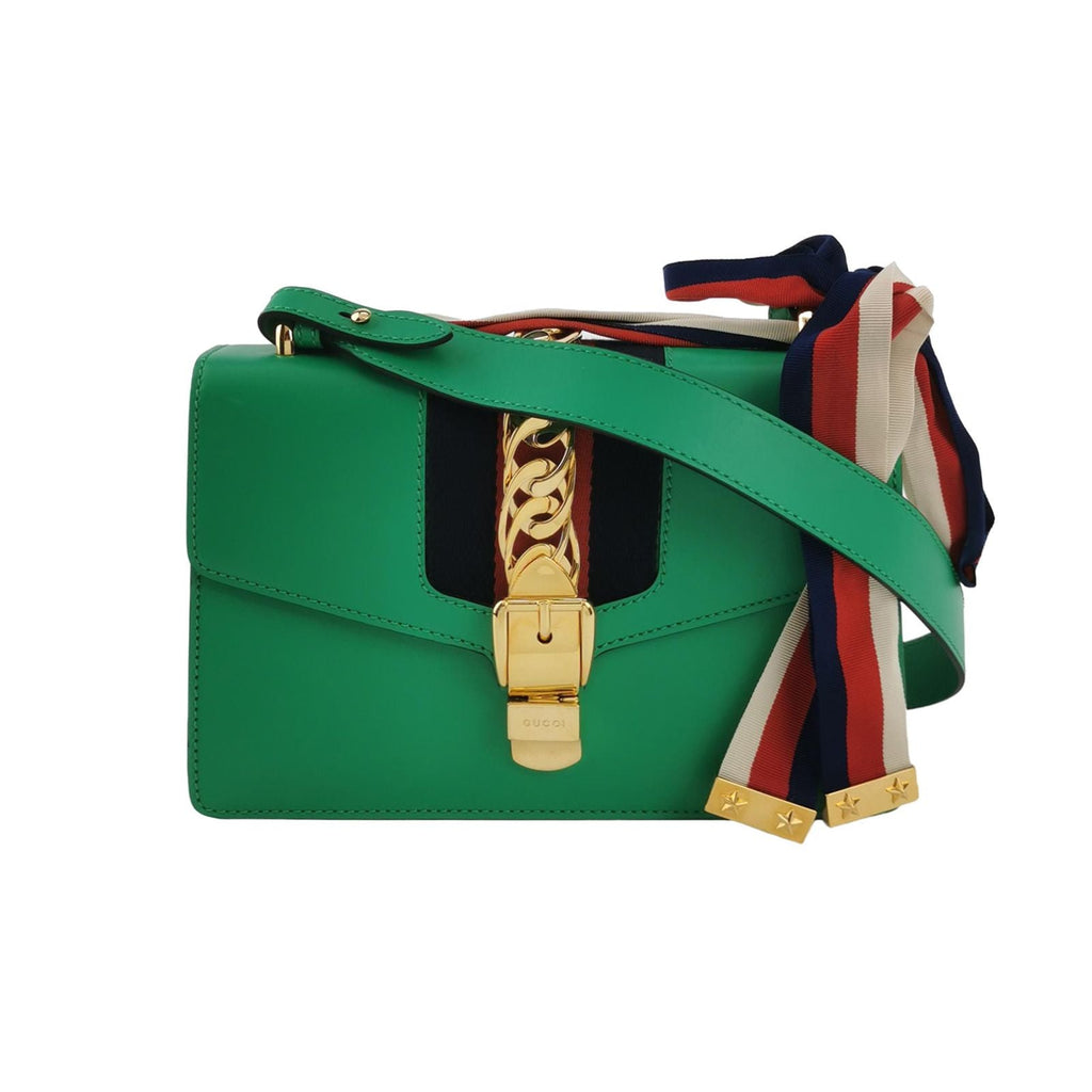 Gucci Sylvie Small Leather Shoulder Bag 250501781173742