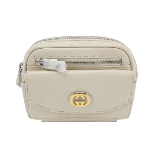 Gucci Morpheus Mini Leather Solid GG Logo Waist Bag Chest Bag 250502781175161