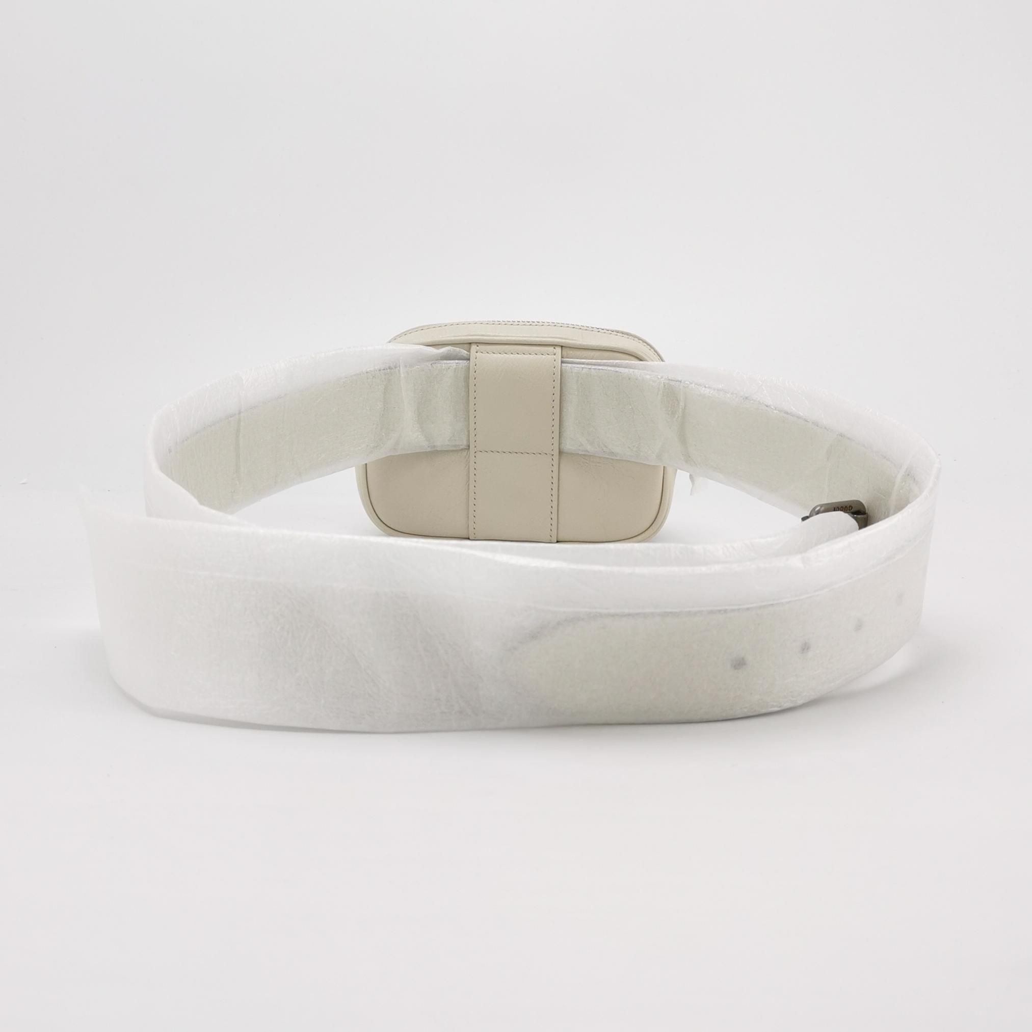 Gucci Morpheus Mini Leather Solid GG Logo Waist Bag Chest Bag 250502781175161