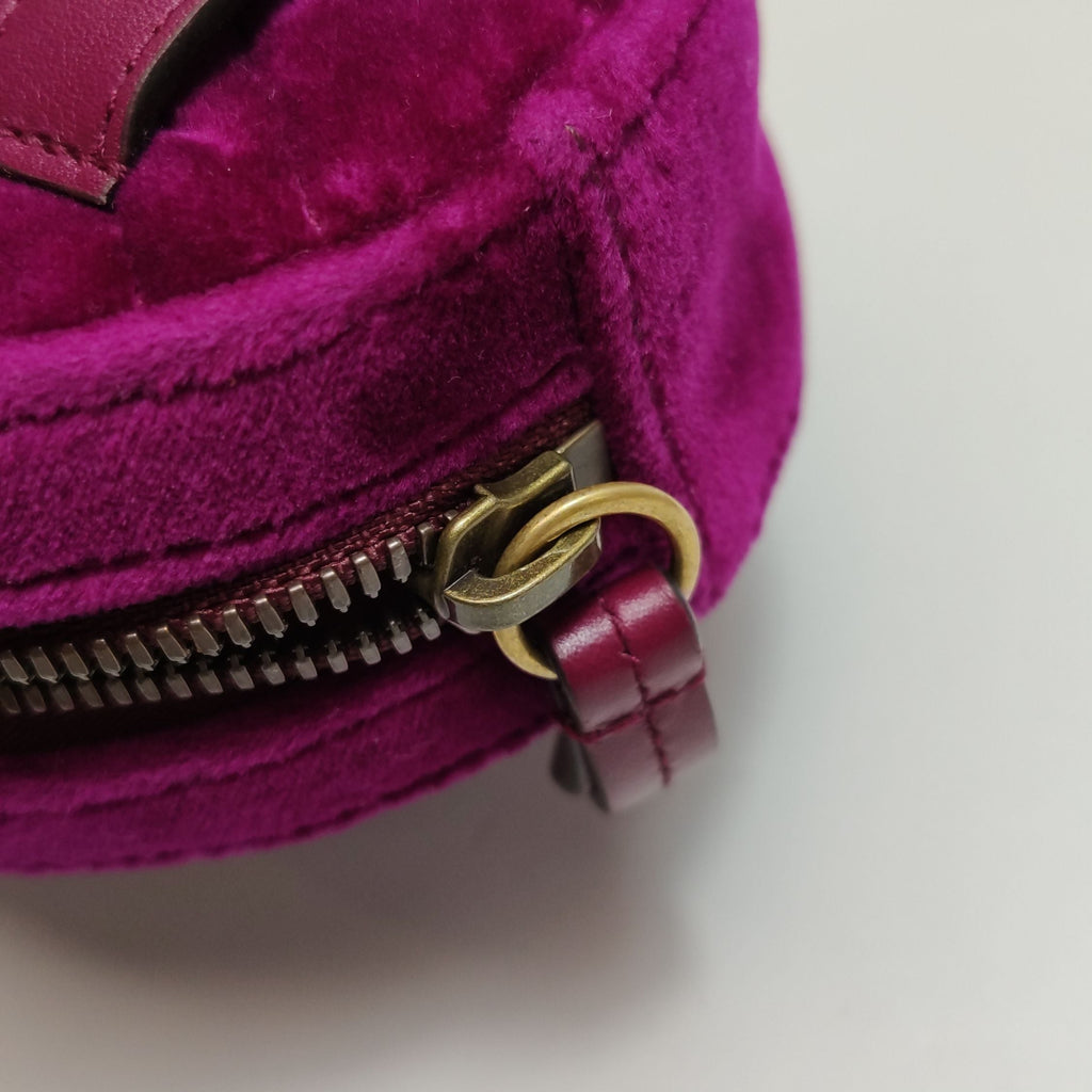 Gucci GG Marmont Small Leather and Suede GG Logo Waist Bag Chest Bag 250430781172808