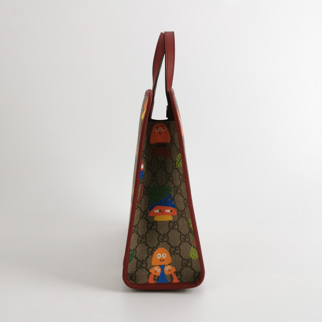 Gucci Leather Cartoon Pattern GG Monogram Kids Handbag 057850201012