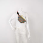Gucci GG Monogram Heart Print Zip Waist Bag Chest Bag 250501781174212