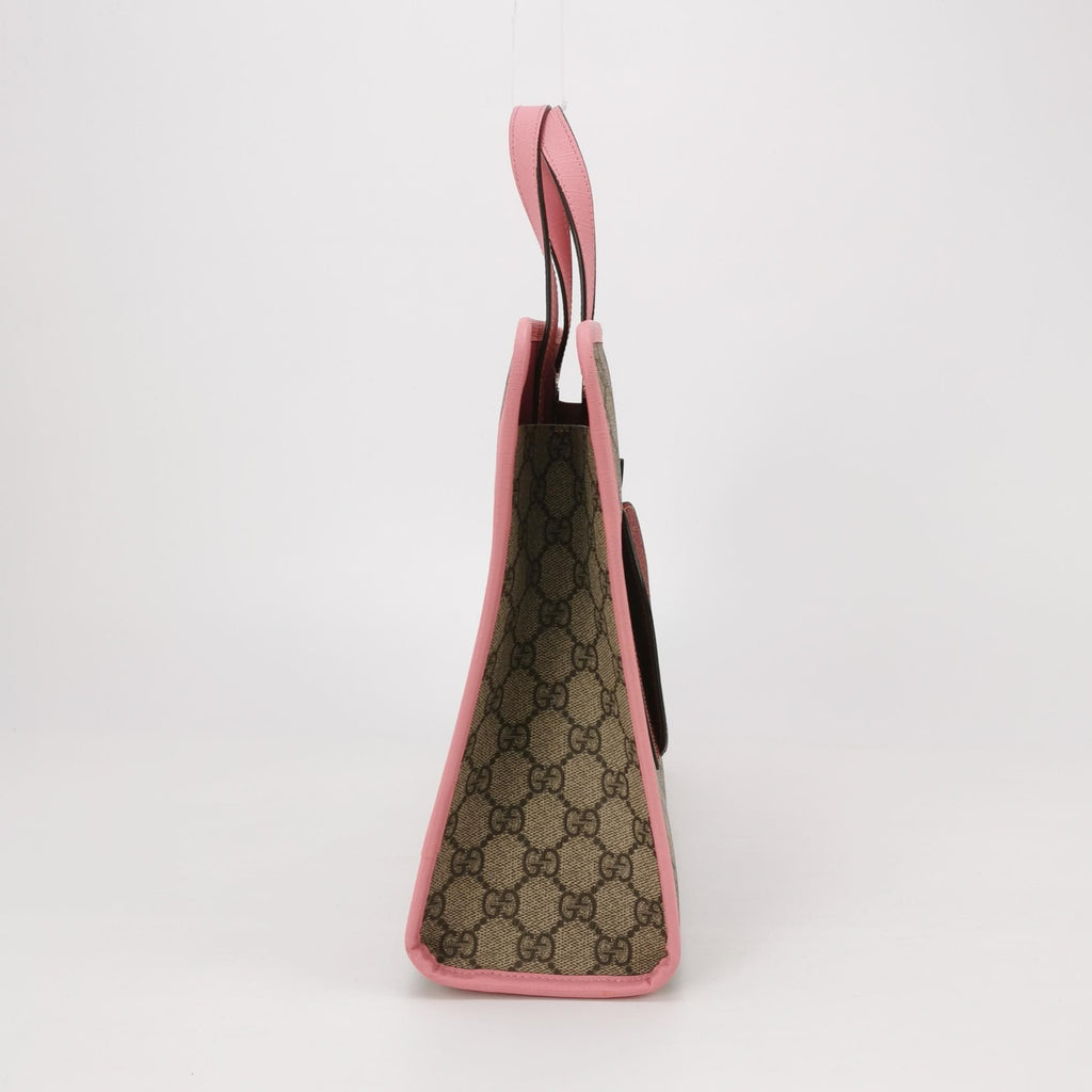 Gucci GG Canvas and Strawberry Print Children's Handbag 250430781172099