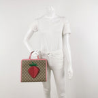 Gucci GG Canvas and Strawberry Print Children's Handbag 250430781172099