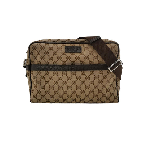 Gucci GG Canvas and Leather Shoulder Bag 250430781172470