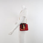 Gucci Sylvie Mini Leather Crossbody Bag with Ribbon and Metal Buckle 250430781173197
