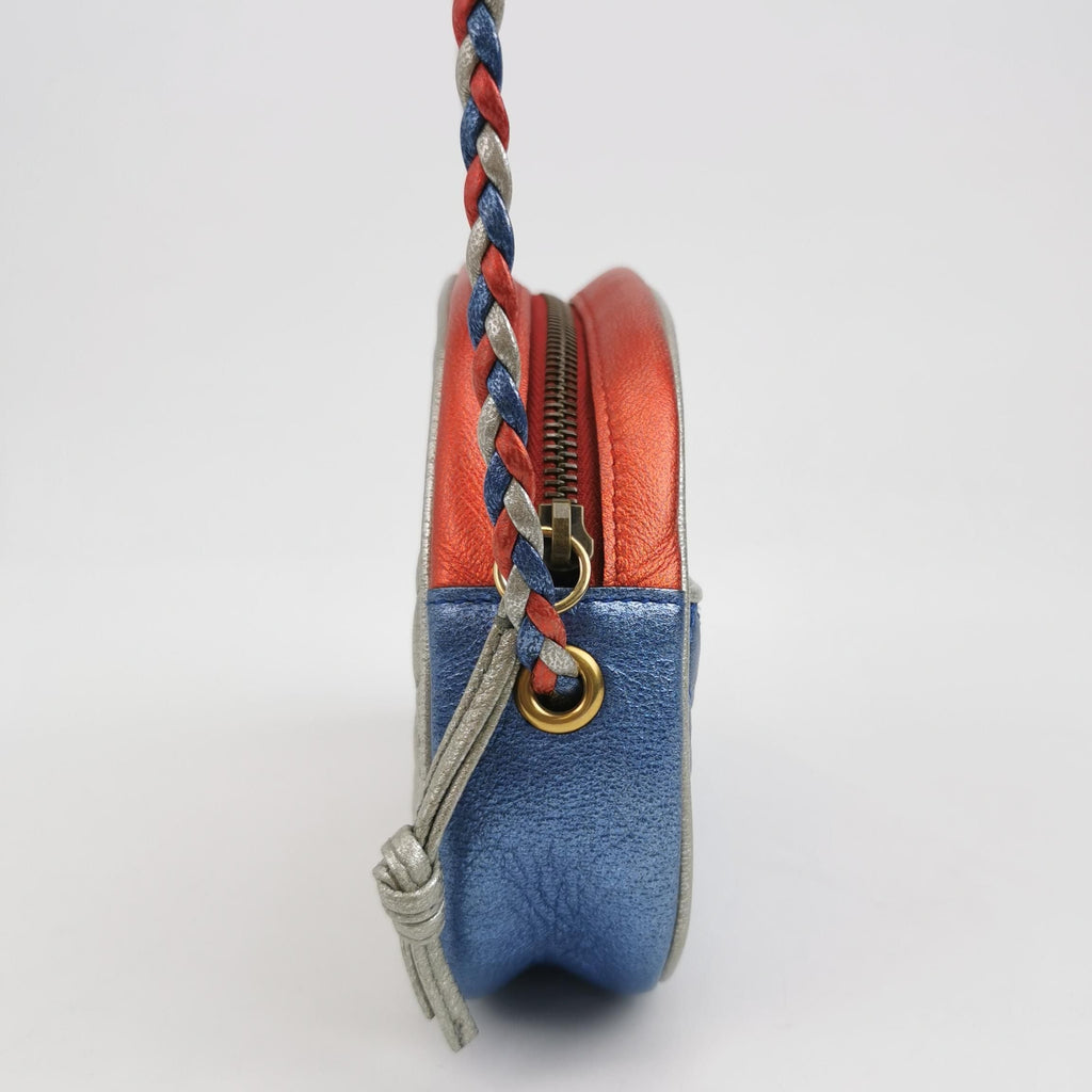 Gucci Zumi Leather Shoulder Bag with Double G and Horsebit Detail 047852900264