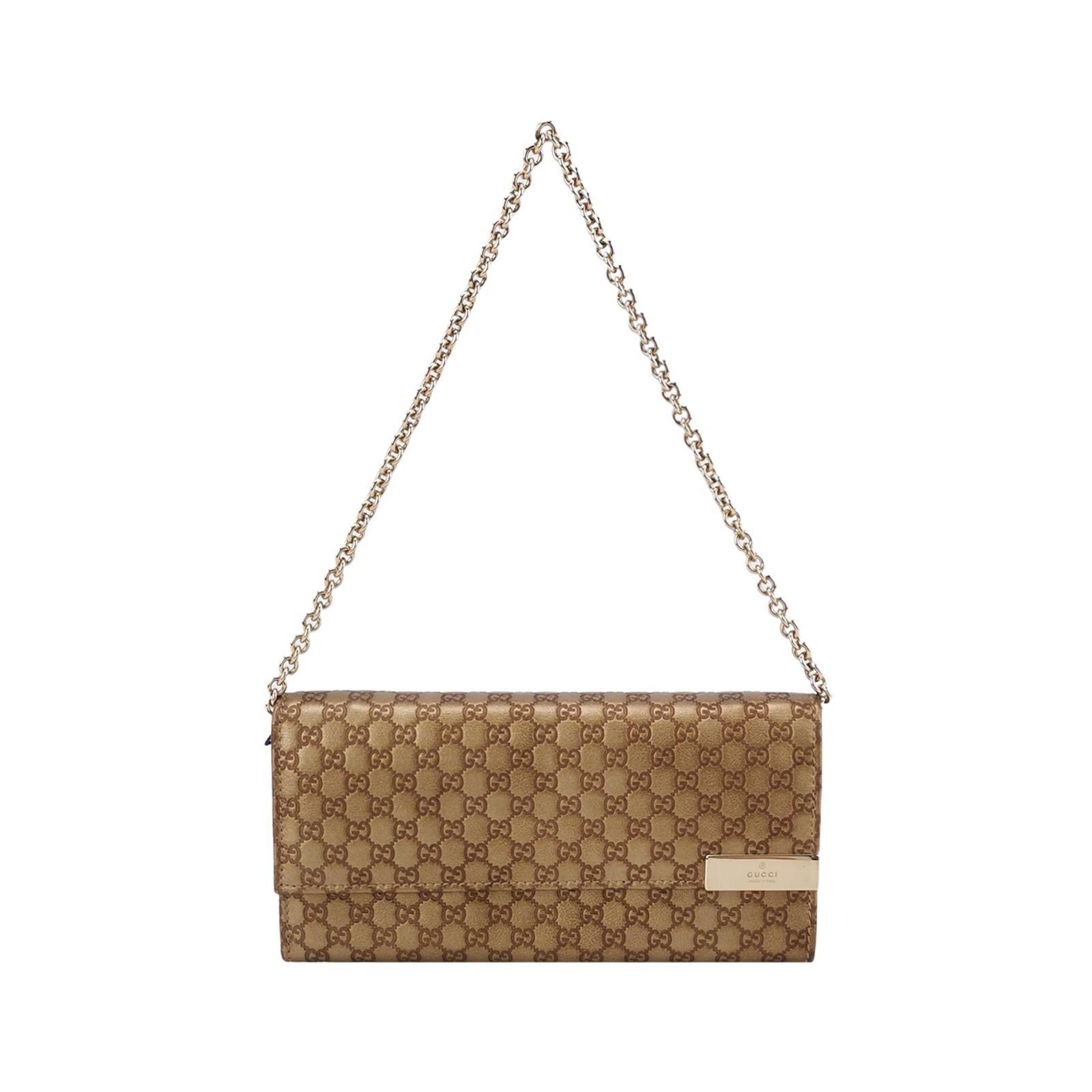 Gucci GG Print Chain Shoulder Bag 250428781170174