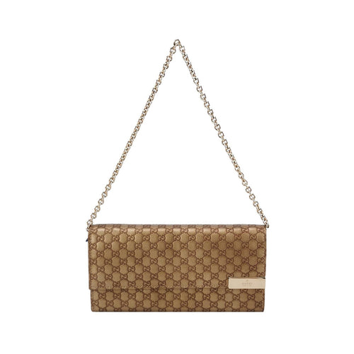 Gucci GG Print Chain Shoulder Bag 250428781170174
