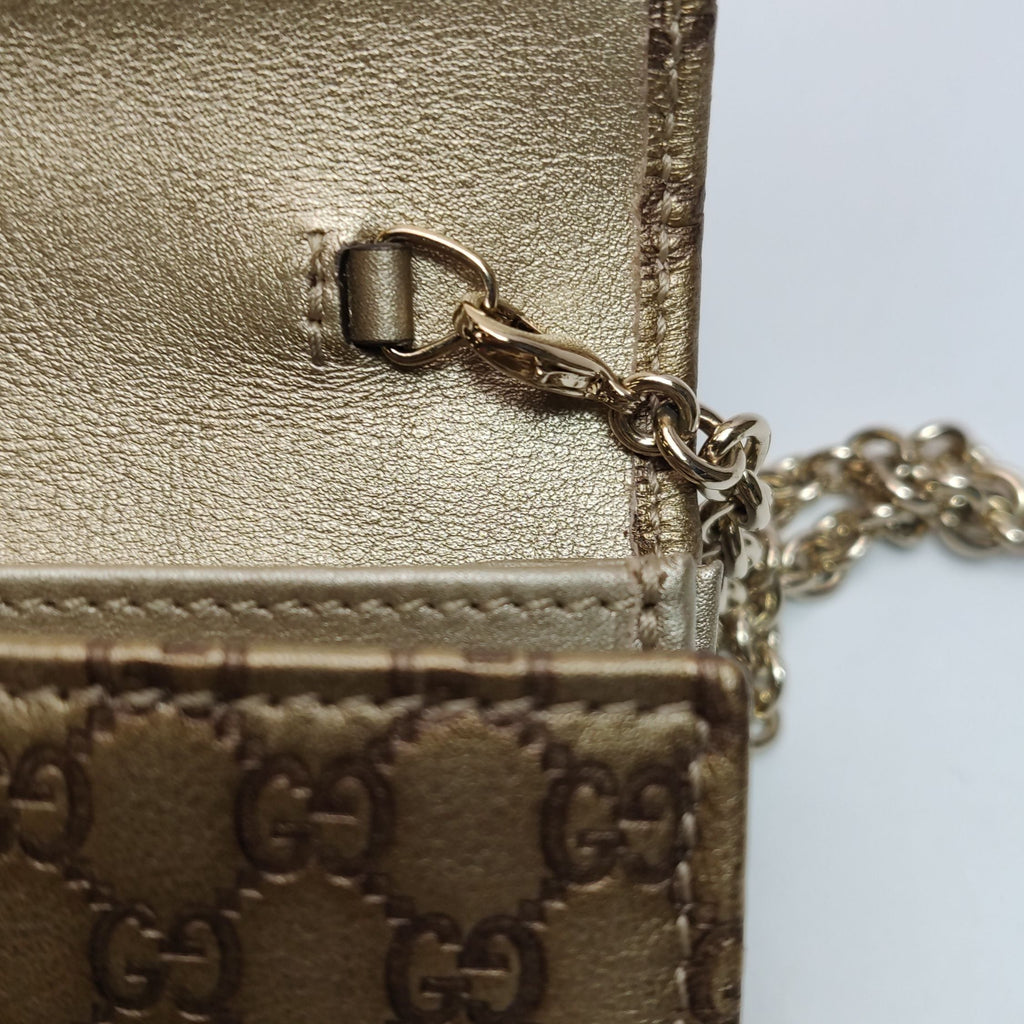 Gucci GG Print Chain Shoulder Bag 250428781170174